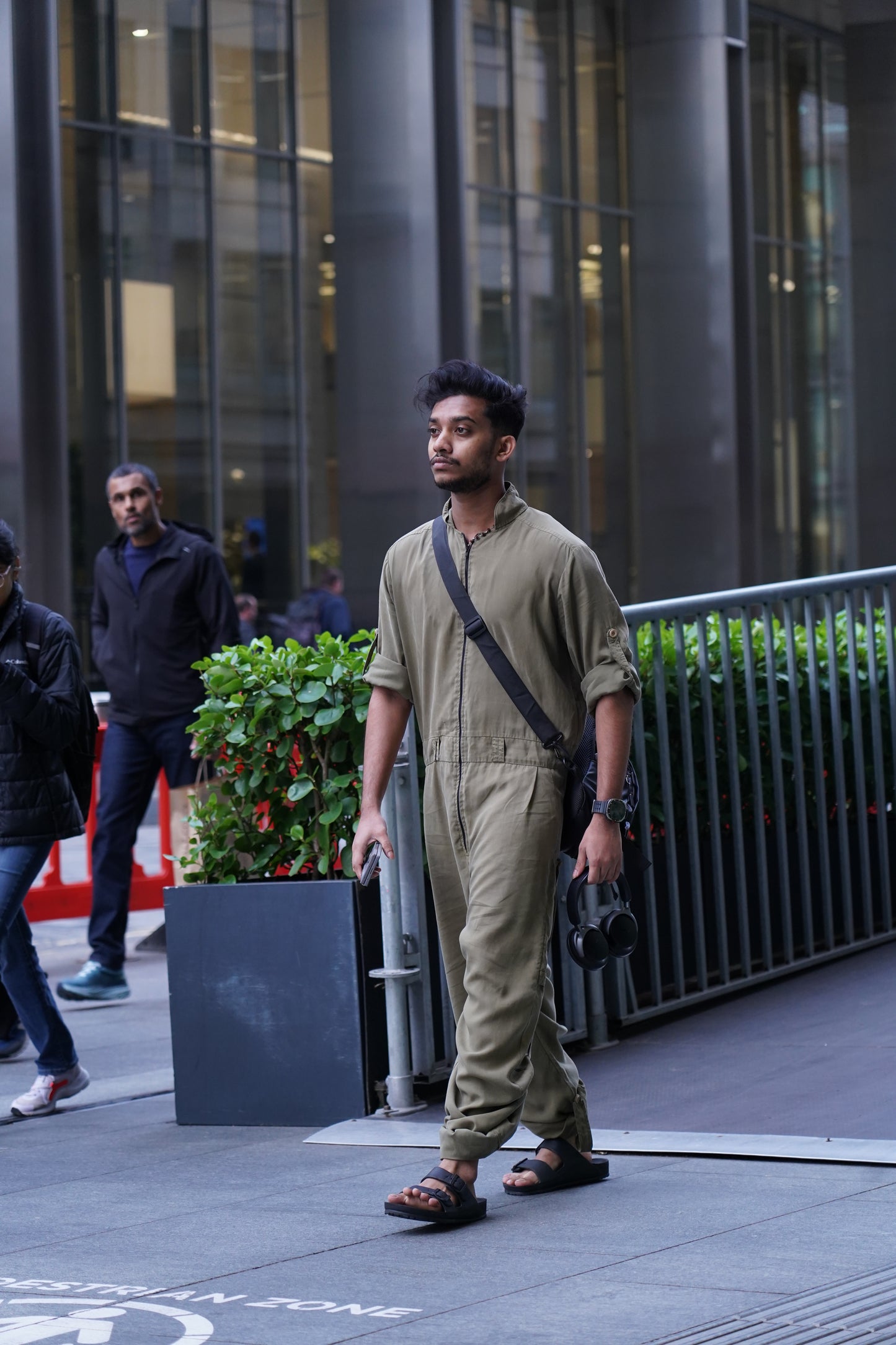 Unisex Jumpsuit Bundle - inc. hood, mask, travel bag - Khaki / Olive