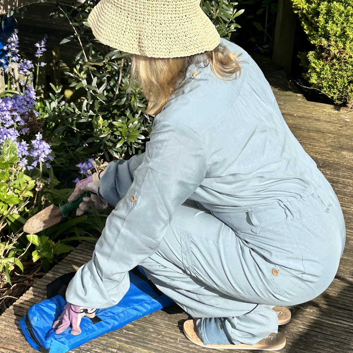 Female Jumpsuit Bundle - inc. hood, mask, travel bag Grey / Blue